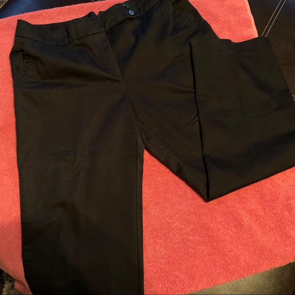 George Navy Blue Dress Slacks with back buckle